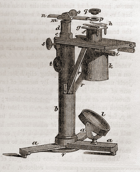 [ Präpariermikroskop, Mitte 19. Jahrhundert ]